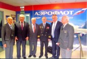 Пенсионеры-летчики встретились с летным директором "Аэрофлота" И. Чаликом