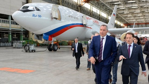 Рогозин: Ил-96-400 закроет потребности России в дальнемагистральных полетах