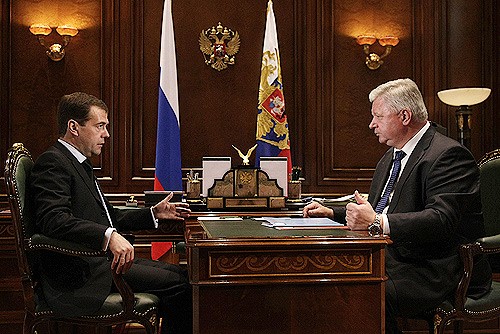Встреча Председателя ФНПР с Председателем Правительства РФ